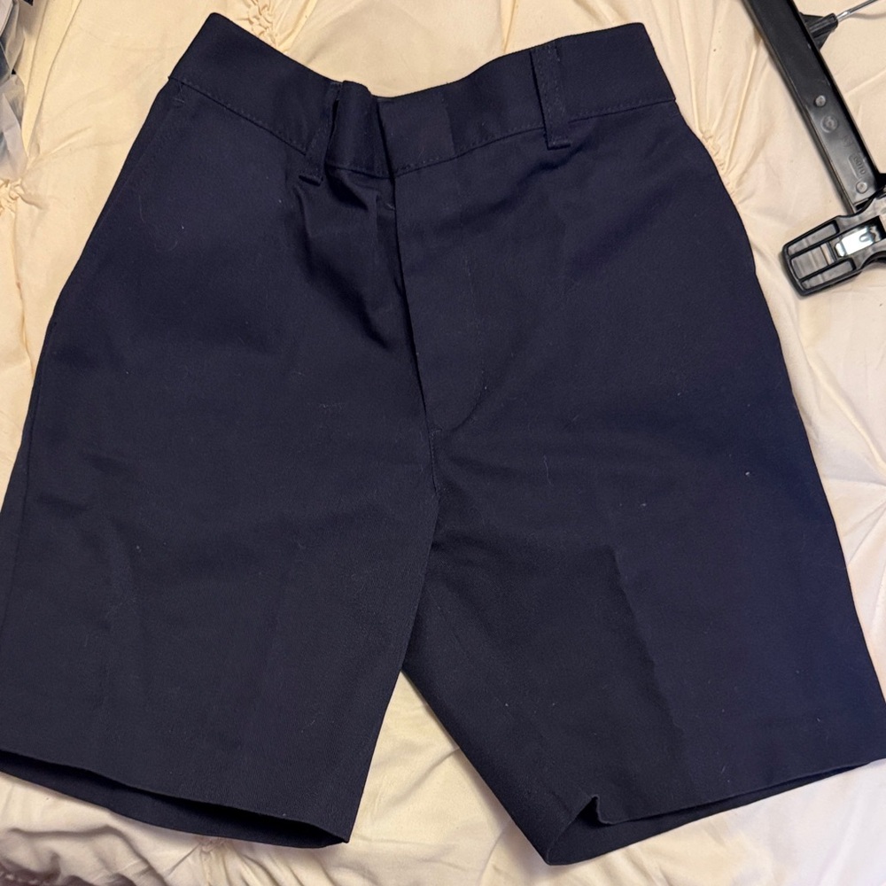 Navy Blue School Uniform Shorts